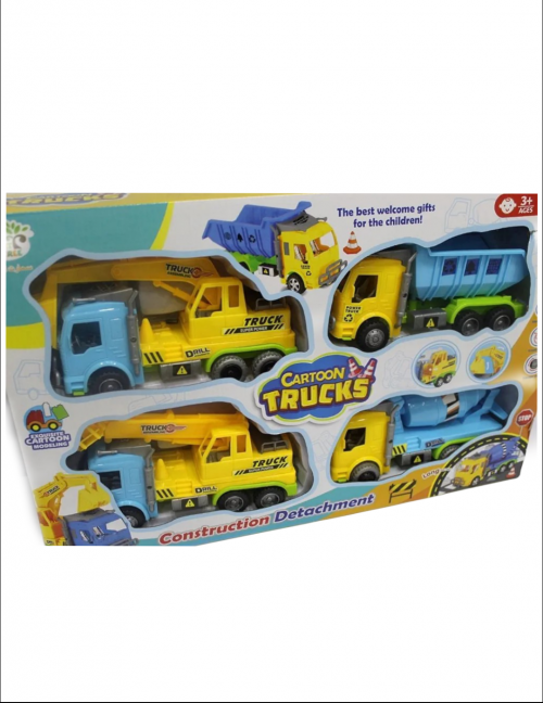 مجموعة عربيات “Cartoon Trucks” وظائف مختلفة