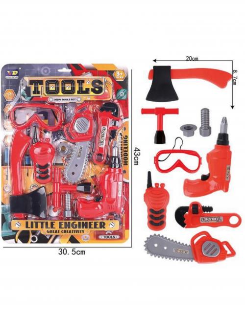 طقم أدوات لعب للأطفال - Little Engineer  خلي ابنك يبقى مهندس صغير بجد