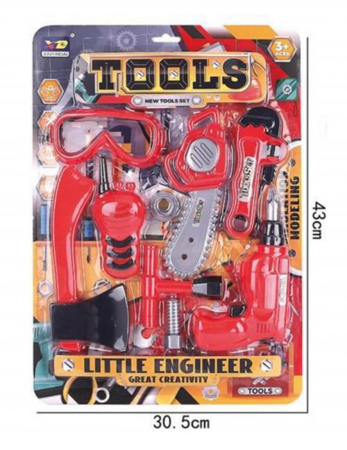 طقم أدوات لعب للأطفال - Little Engineer  خلي ابنك يبقى مهندس صغير بجد