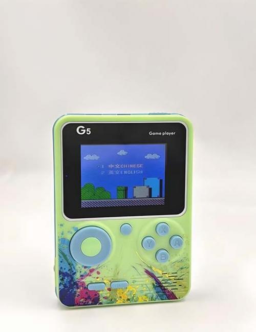 جهاز ألعاب الفيديو G5 الكلاسيكي المحمول – أكثر من 400 لعبة ريترو – قابل للشحن مع توصيل بالتلفزيون
