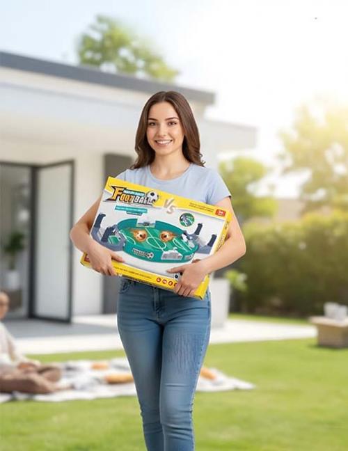 ألعاب كرة قدم صغيرة للأطفال، لعبة كرة قدم على الطاولة لشخصين، ملعب كرة قدم مكتبي مع كرات، لعبة رياضية أسرية ممتعة، تنمّي خفة الحركة والمهارات الاجتماعية