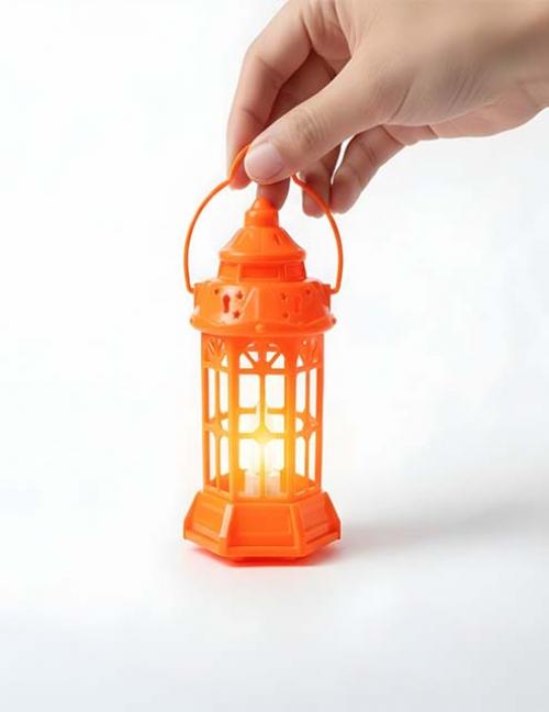 فانوس رمضان للأطفال بلاستيك – إضاءة مميزة وتصميم جذاب