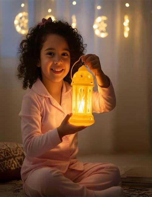 فانوس رمضان للأطفال بلاستيك – إضاءة مميزة وتصميم جذاب