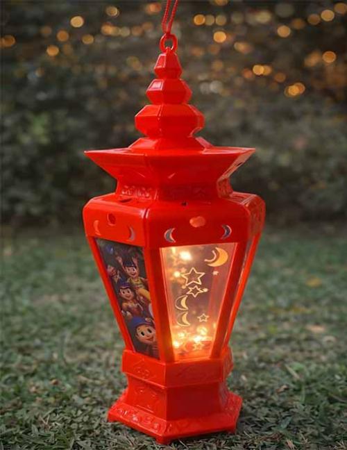 فانوس رمضان للأطفال صوت وضوء | فانوس ملون بيغني بشخصيات كرتونية محببة