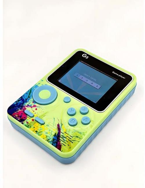 جهاز ألعاب الفيديو G5 الكلاسيكي المحمول – أكثر من 400 لعبة ريترو – قابل للشحن مع توصيل بالتلفزيون