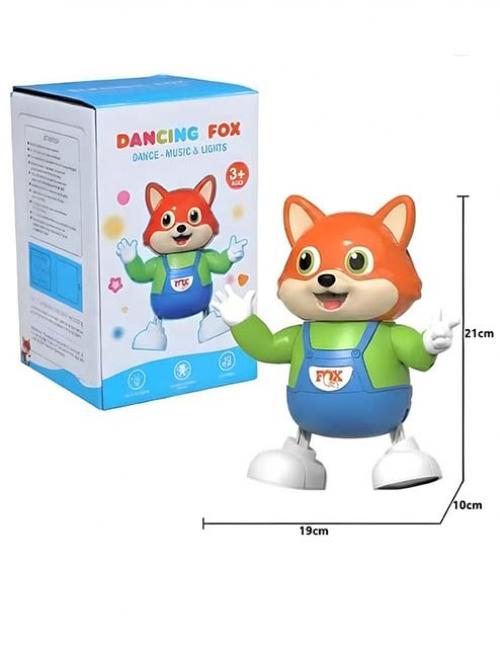 فانوس رمضان للأطفال شكل الثعلب الراقص – أغاني رمضان مع إضاءة وحركة – يعمل بالبطارية – تصميم جذاب للأطفال