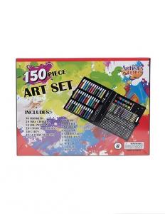 مجموعة أدوات الرسم الفنية للأطفال 150 قطعة - حقيبة تلوين متكاملة للإبداع والابتكار
