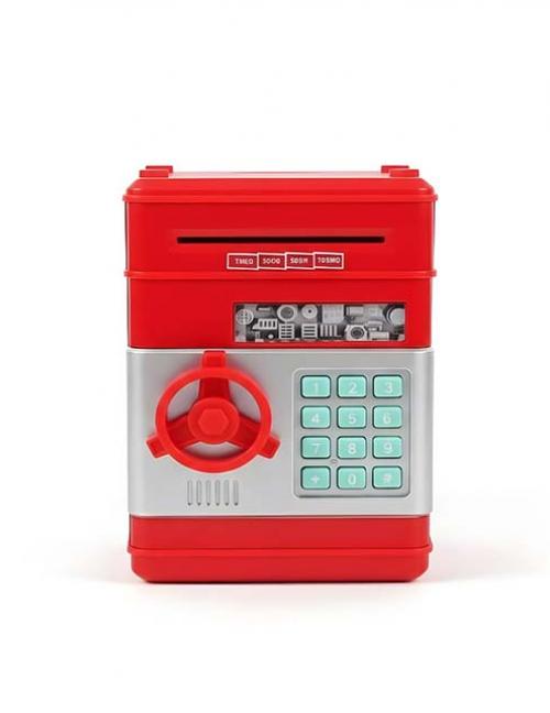 حصّالة خزنة للأطفال بباسورد – حصالة ذكية بسحب الفلوس مثل ATM – تعليم الادخار بطريقة ممتعة وآمنة