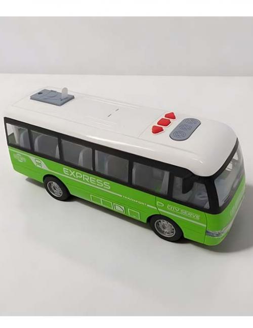 لعبة أتوبيس المدينة للأطفال – باص مدينة واقعي متعدد الألوان – لعبة سيارات تعليمية وتنموية