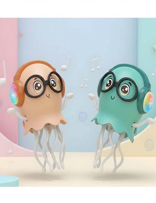 لعبة الأخطبوط الموسيقية المتحركة للأطفال – إضاءة وأصوات – تتحرك وتتجنب العوائق