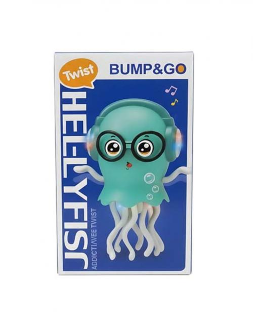 لعبة الأخطبوط الموسيقية المتحركة للأطفال – إضاءة وأصوات – تتحرك وتتجنب العوائق