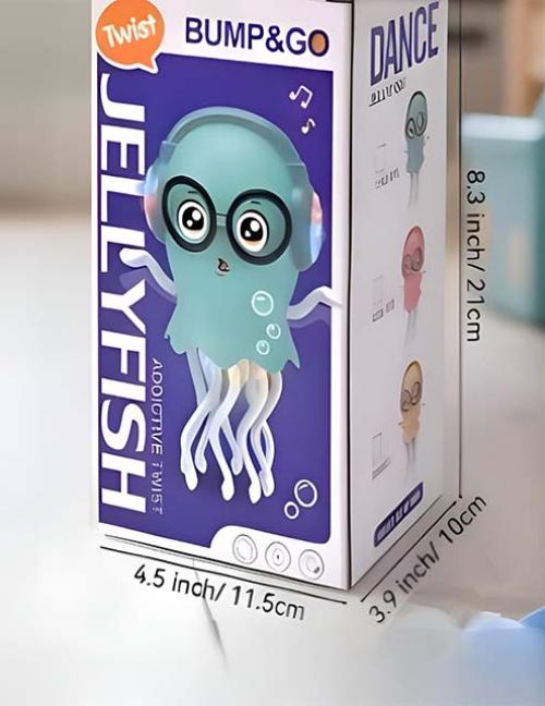 الأخطبوط الموسيقي الراقص – روبوت DJ تفاعلي للأطفال بإضاءة وصوت وحركة