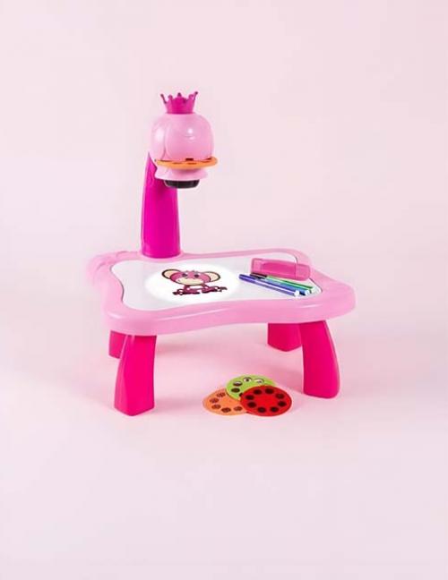 ترابيزة رسم وتعليم للأطفال ببروجكتور ضوئي وموسيقى – لعبة تعليمية تنمي الإبداع والتركيز