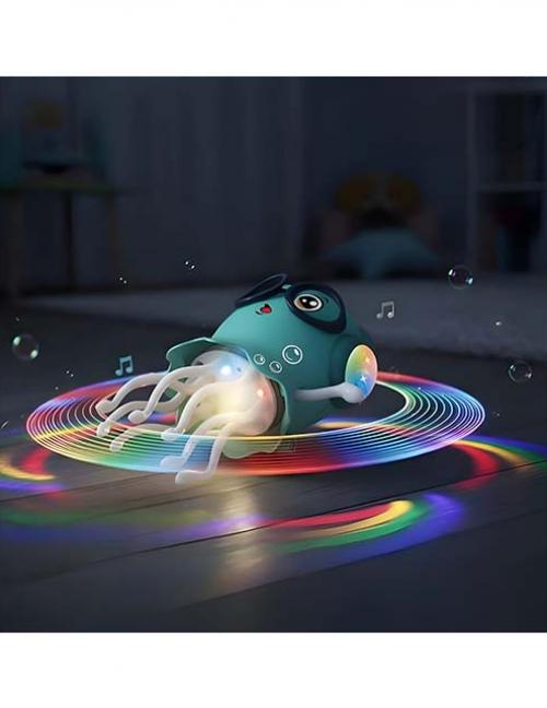 الأخطبوط الموسيقي الراقص – روبوت DJ تفاعلي للأطفال بإضاءة وصوت وحركة