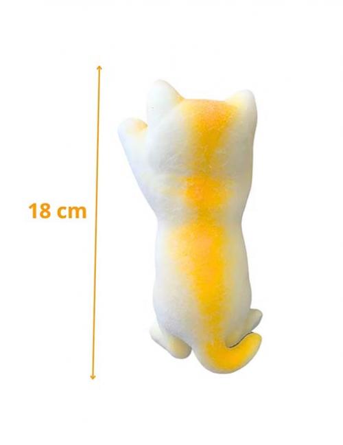 لعبة قطة سكوتش مطاطية قابلة للتمدد – شنطة شفافة كيوت للأطفال