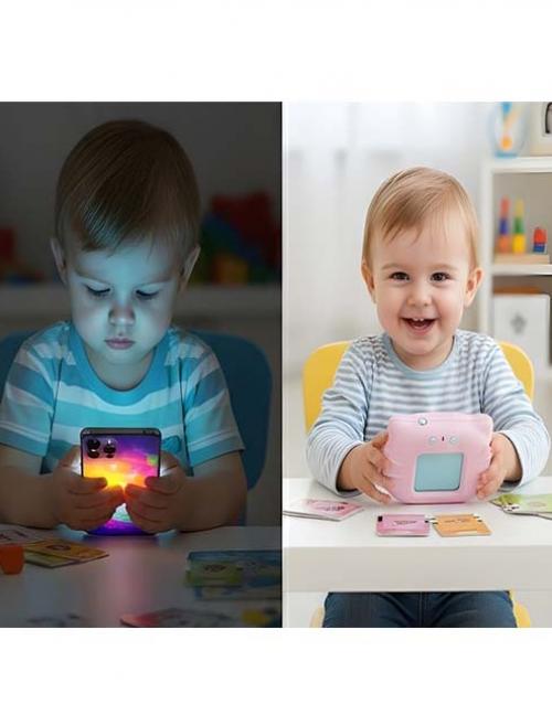 لعبة كروت تعليمية ناطقة للأطفال مع جهاز ذكي – تعليم الكلمات والأصوات – تنمية اللغة والتركيز