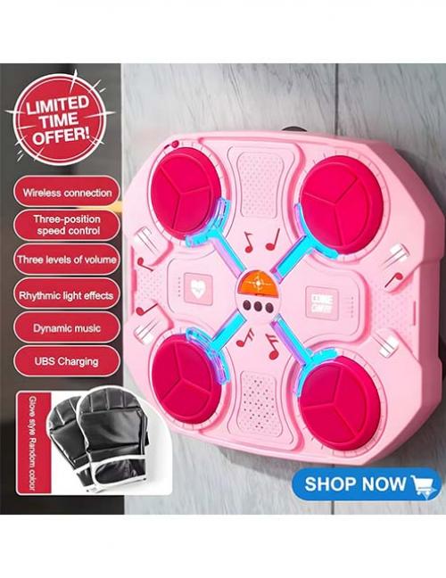 لعبة الملاكمة الموسيقية الذكية – لوحة تفاعلية بإضاءة وموسيقى وتمرين ممتع