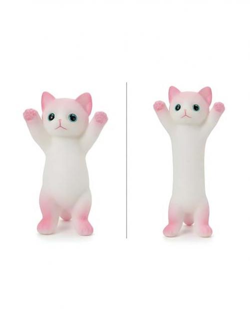 لعبة قطة سكوتش مطاطية قابلة للتمدد – شنطة شفافة كيوت للأطفال