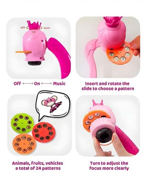 ترابيزة رسم وتعليم للأطفال ببروجكتور ضوئي وموسيقى – لعبة تعليمية تنمي الإبداع والتركيز