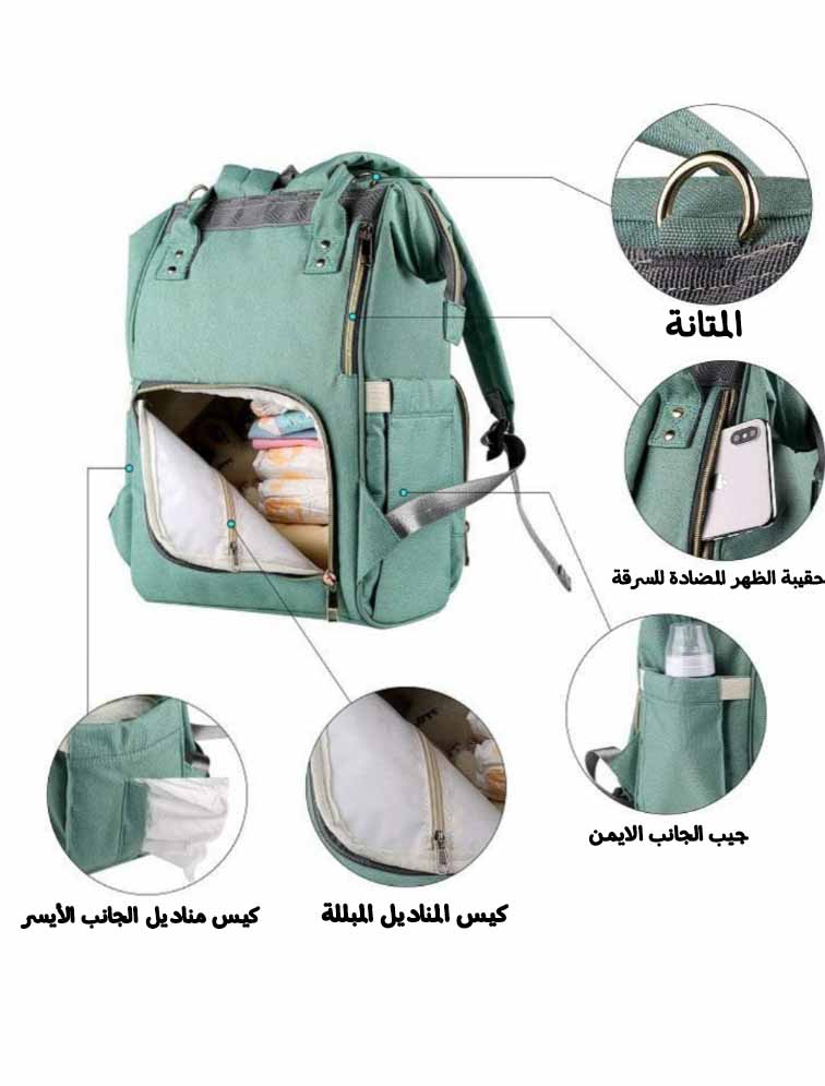 شنطه بيبي ظهر للامهات لمستلزمات البيببي