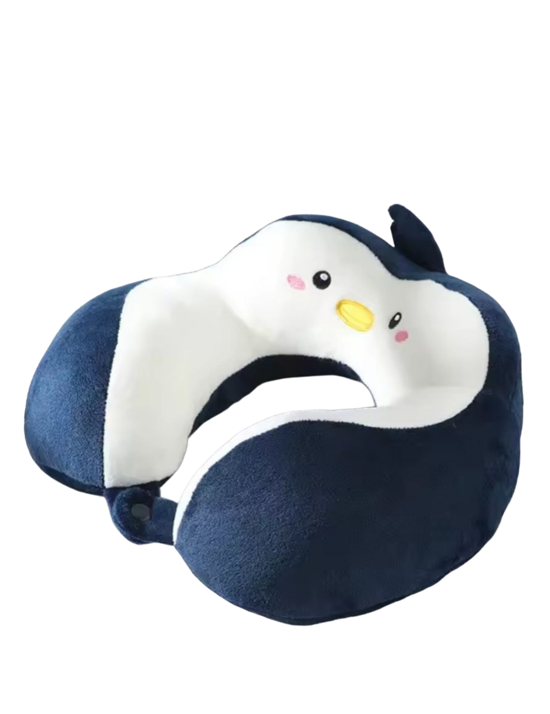 مسند ميموري فوم فيبرعلى شكل حرف  U مصممة مخصوص لدعم رقبتك أثناء السفر أو حتى وأنت مسترخي في البيت وكمان خامتها الناعمة ومزودة بحلقة صغيرة