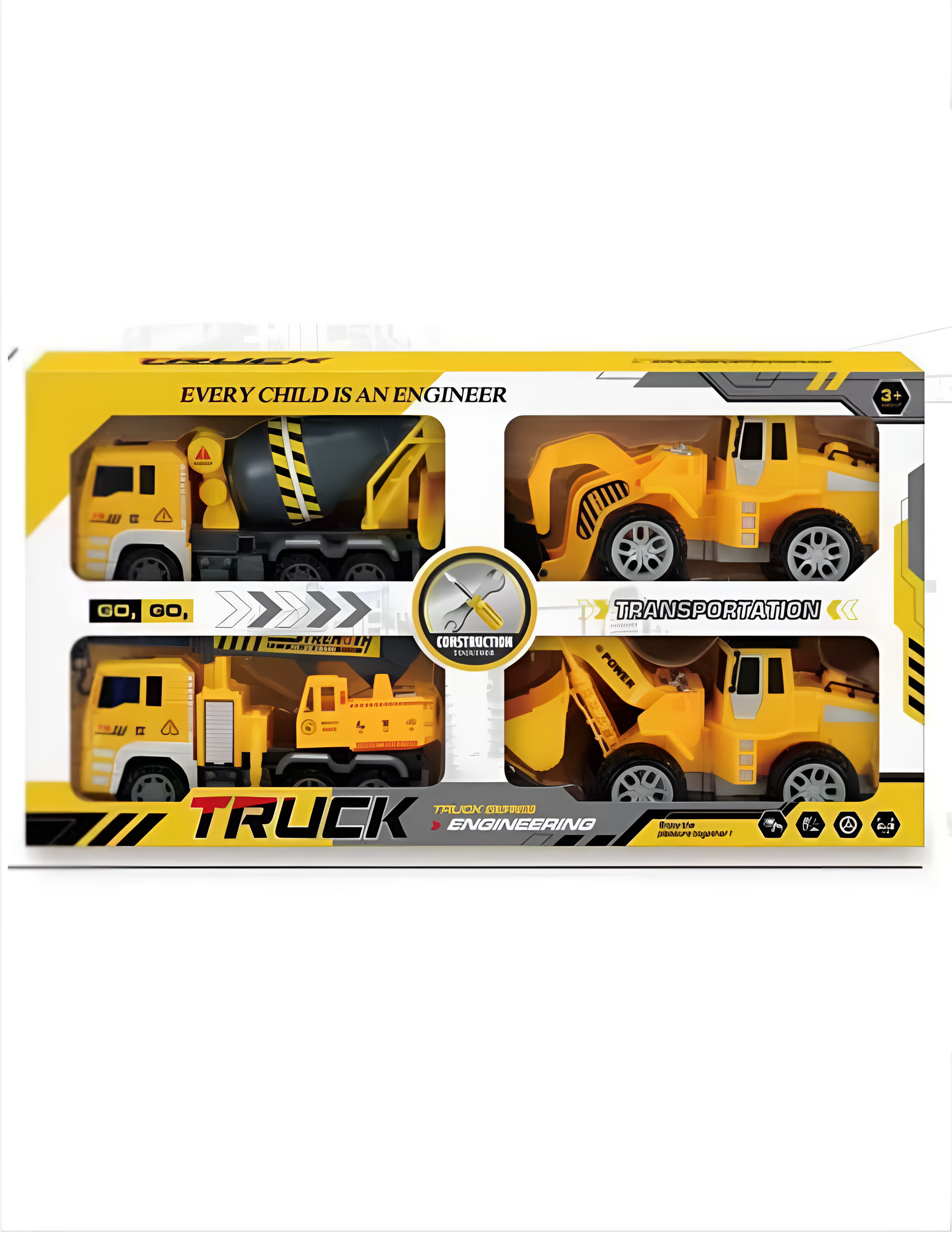 مجموعة عربيات “Cartoon Trucks” وظائف مختلفة