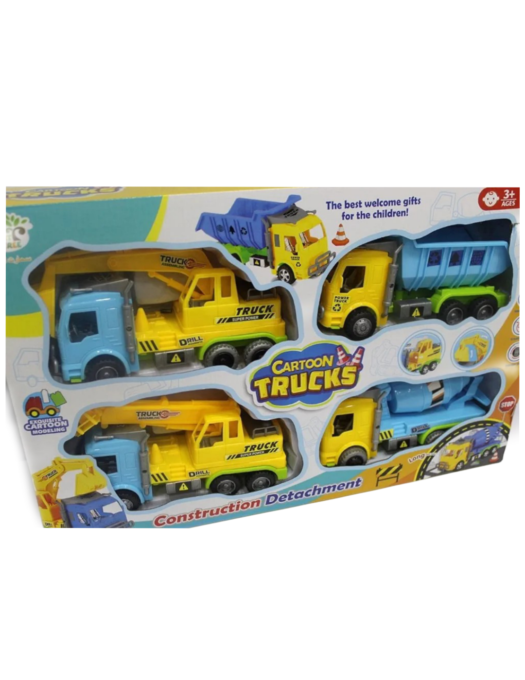 مجموعة عربيات “Cartoon Trucks” وظائف مختلفة